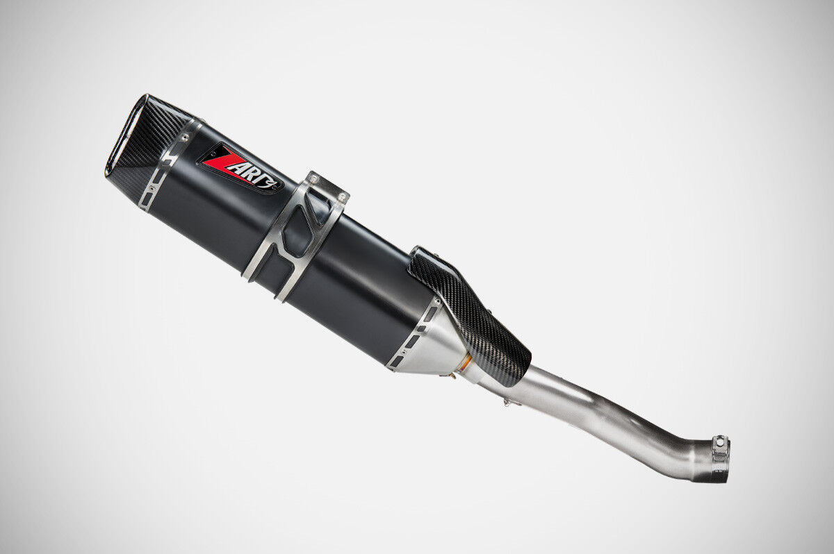 ZARD ZHD001S10SCO-B SILENZIATORE Slip-On E5 SS nero con fondello in carbonio Harley Davidson RA 1250 ABS Pan America 21>24