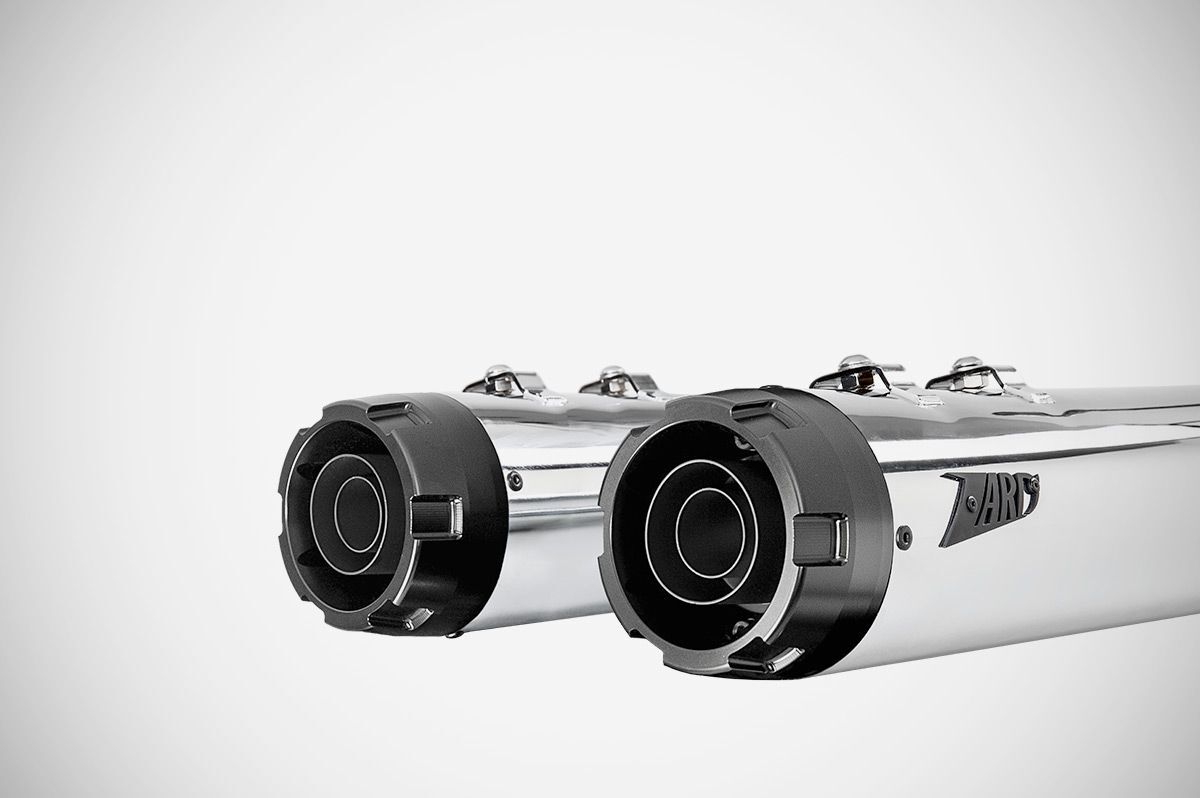 ZARD ZHD041S10SAO-P SILENZIATORI Silencer Slip-Ons Flat 4,33″ Harley Davidson FLTRX 1690 Road Glide 06>16