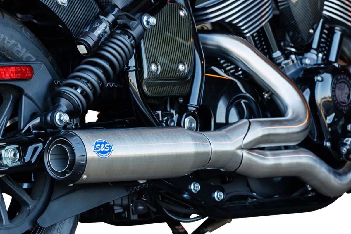 S&S CYCLE 550-1117 SCARICO COMPLETO 2 in 1 Qualifier INDIAN CHIEF 116 ABS Bobber Dark Horse 22>25