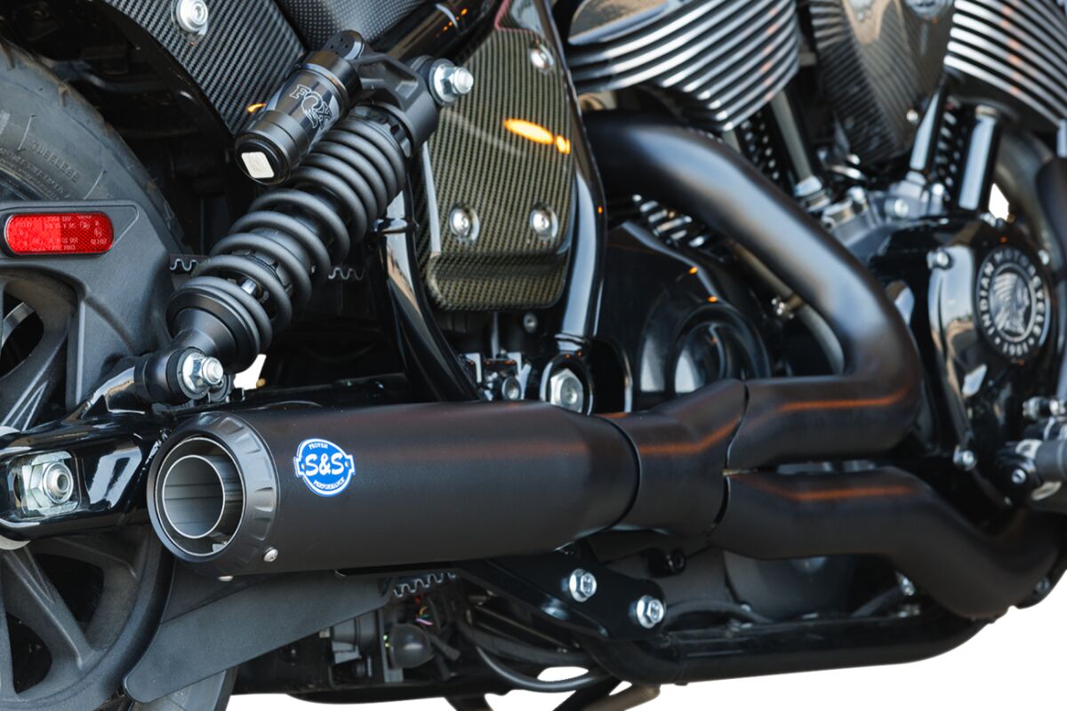 S&S CYCLE 550-1118 SCARICO COMPLETO 2 in 1 Qualifier INDIAN CHIEF 116 ABS Bobber Dark Horse 22>25