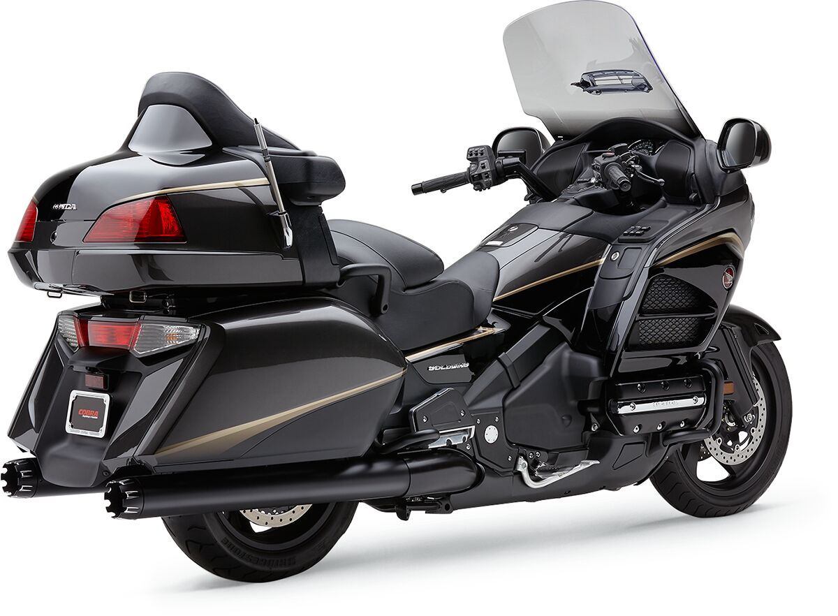 COBRA 1219B Silenziatori slip-on da 4″ HONDA GL 1800 ABS Goldwing DCT 03>19