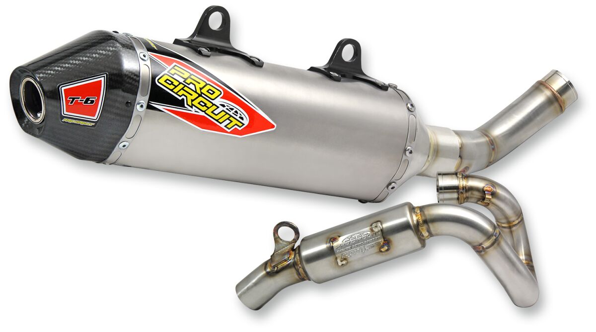PRO CIRCUIT 0151725H SCARICO COMPLETO T-6 SS/TI/CF KTM SX-F 250 HUSQVARNA FC 250 16>18