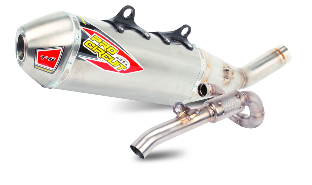 PRO CIRCUIT 01122525H SCARICO COMPLETO T-6 BC ACCIAIO INOX TITANIO TRIUMPH TF 250-C 24>26