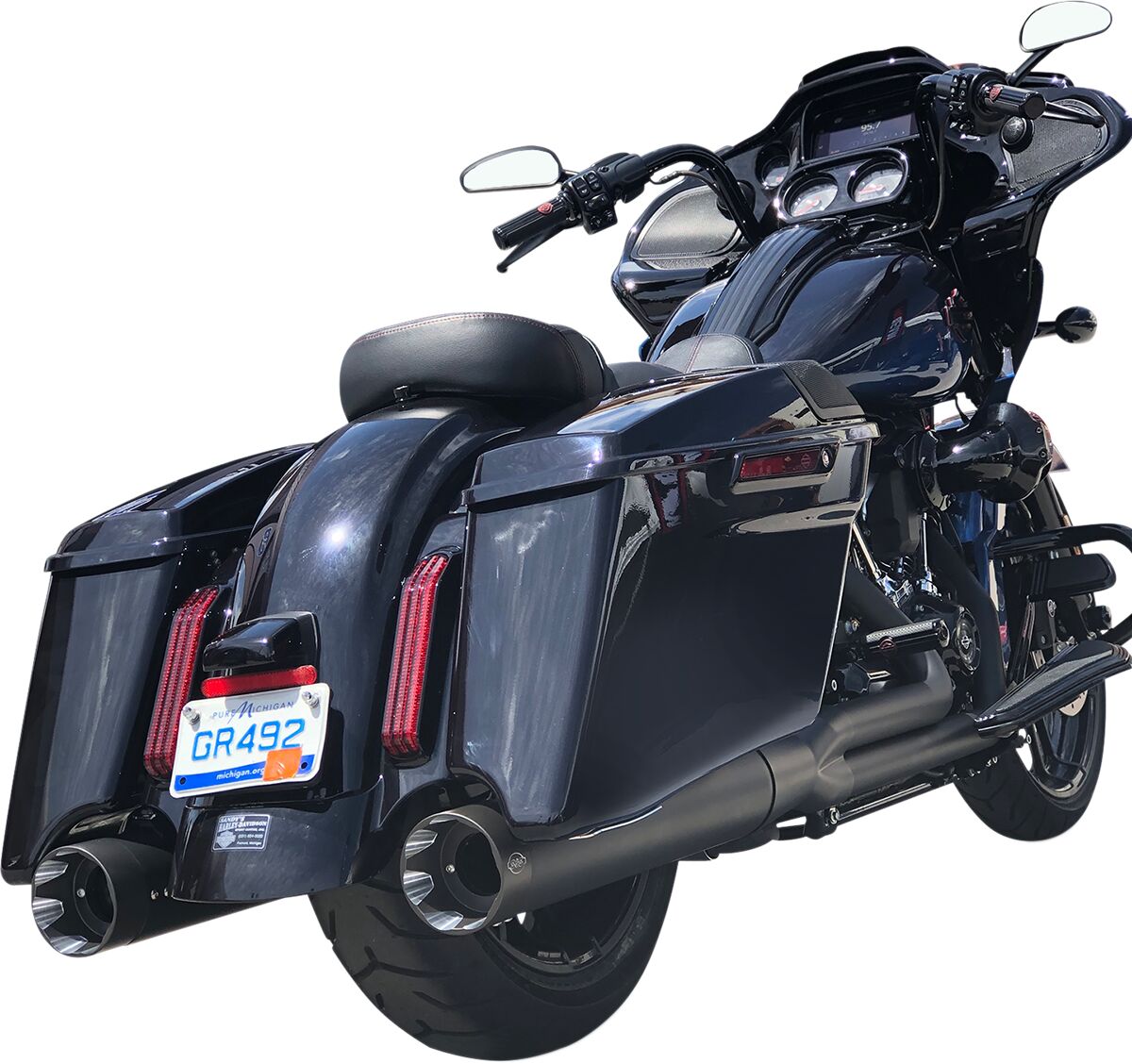 S&S CYCLE 550-0831 SILENZIATORI Shadow Harley Davidson FLHX 1923 ABS Street Glide Solo 117 17>26