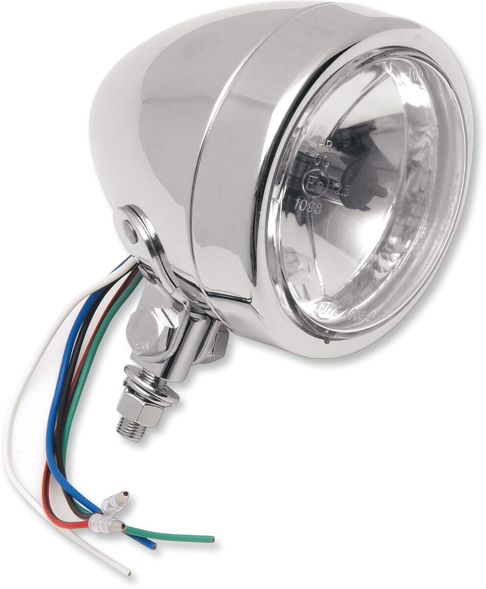 DRAG SPECIALTIES 20-6011PA Luce ausiliaria con luce di marcia da 4-1/4″ HARLEY DAVIDSON HONDA KAWASAKI