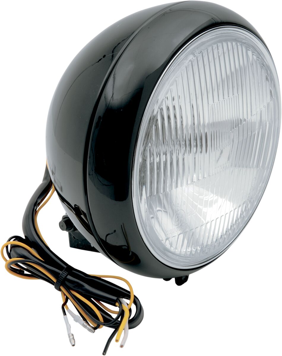 DRAG SPECIALTIES L20-6084BE FARO ANTERIORE da 7″ MOTO VINTAGE HARLEY DAVIDSON MOTO GUZZI