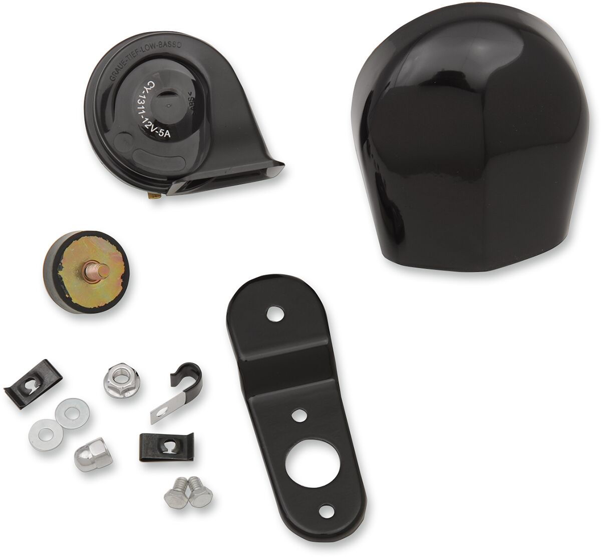 DRAG SPECIALTIES E11-6167GB Kit clacson elettrico Harley Davidson FLFBS 1868 ABS 2021>24