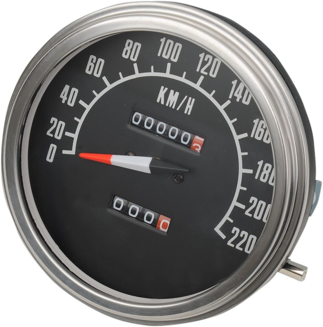 DRAG SPECIALTIES 72761KMX Tachimetro 2:1 stile FL da 5″ HARLEY DAVIDSON HONDA SUZUKI YAMAHA KAWASAKI