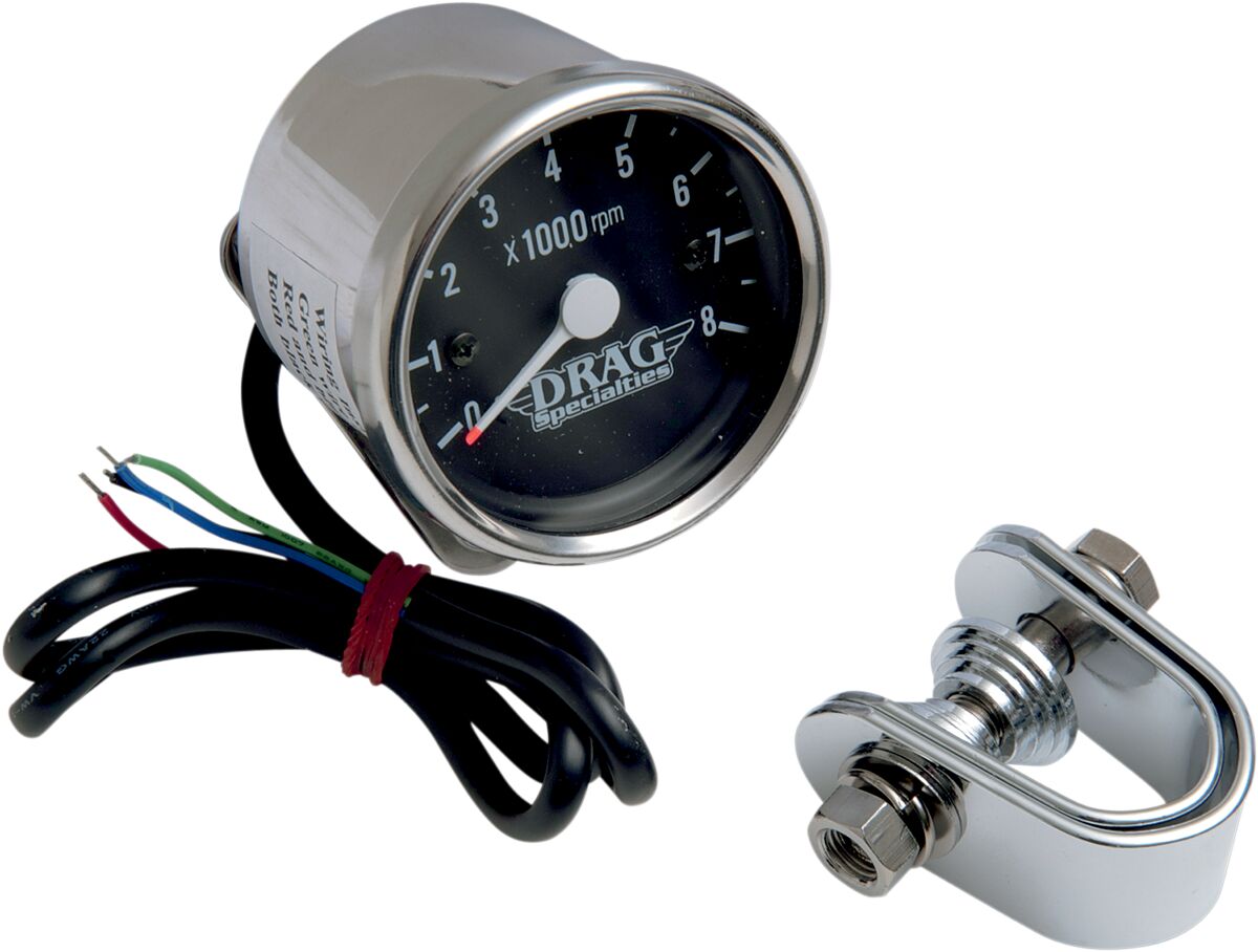 DRAG SPECIALTIES 21-6910NUDS Contagiri elettronico mini da 8000 RPM lungo 2,4″ HARLEY DAVIDSON NAKED CUSTOM