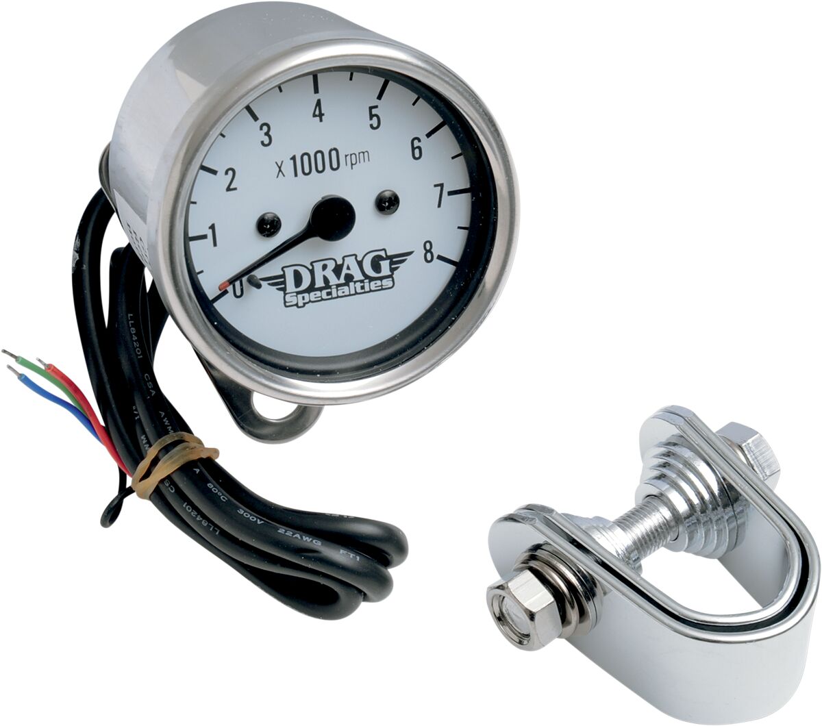 DRAG SPECIALTIES 21-6930NUDS Contagiri elettronico mini da 8000 RPM lungo 2,4″ HARLEY DAVIDSON NAKED CUSTOM