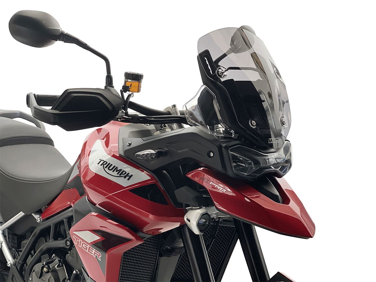 WRS TR004FS Cupolino DARK SMOKE 36CM TRIUMPH TIGER 850 ABS Sport 20>24