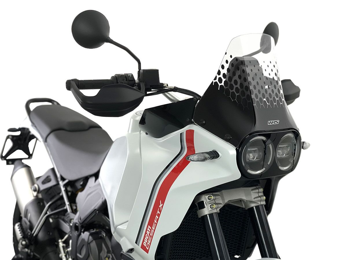 WRS DU025T Cupolino CLEAR 30CM DUCATI DESERT X 950 ABS 22>24