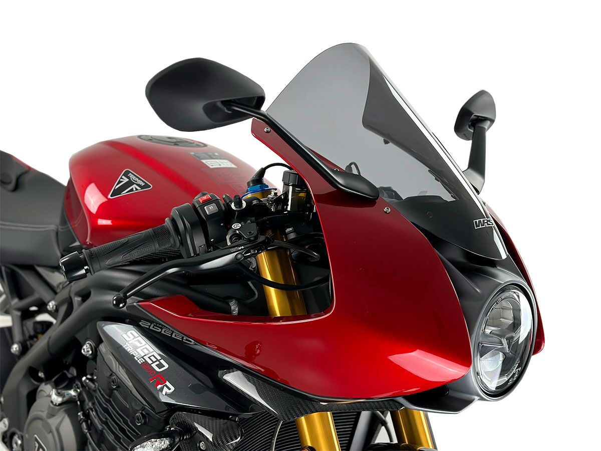 WRS TR007F Cupolino SMOKE 39CM TRIUMPH SPEED TRIPLE 1200 RR ABS 22>24