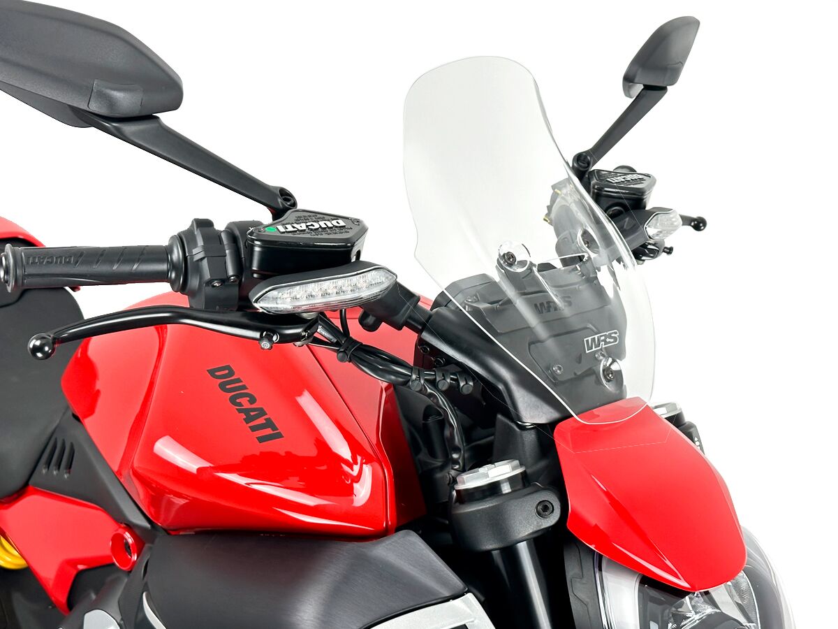 WRS DU029T Cupolino LEAR 33,5CM DUCATI DIAVEL V4 1200 ABS 23>25