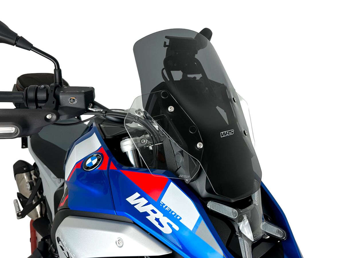 WRS BM089FS Parabrezza DARK SMOKE 35CM BMW R 1300 GS ABS Trophy 23>25