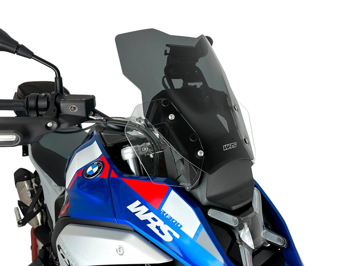 WRS BM091FS Parabrezza DARK SMOKE 38CM BMW R 1300 GS ABS Trophy 23>25