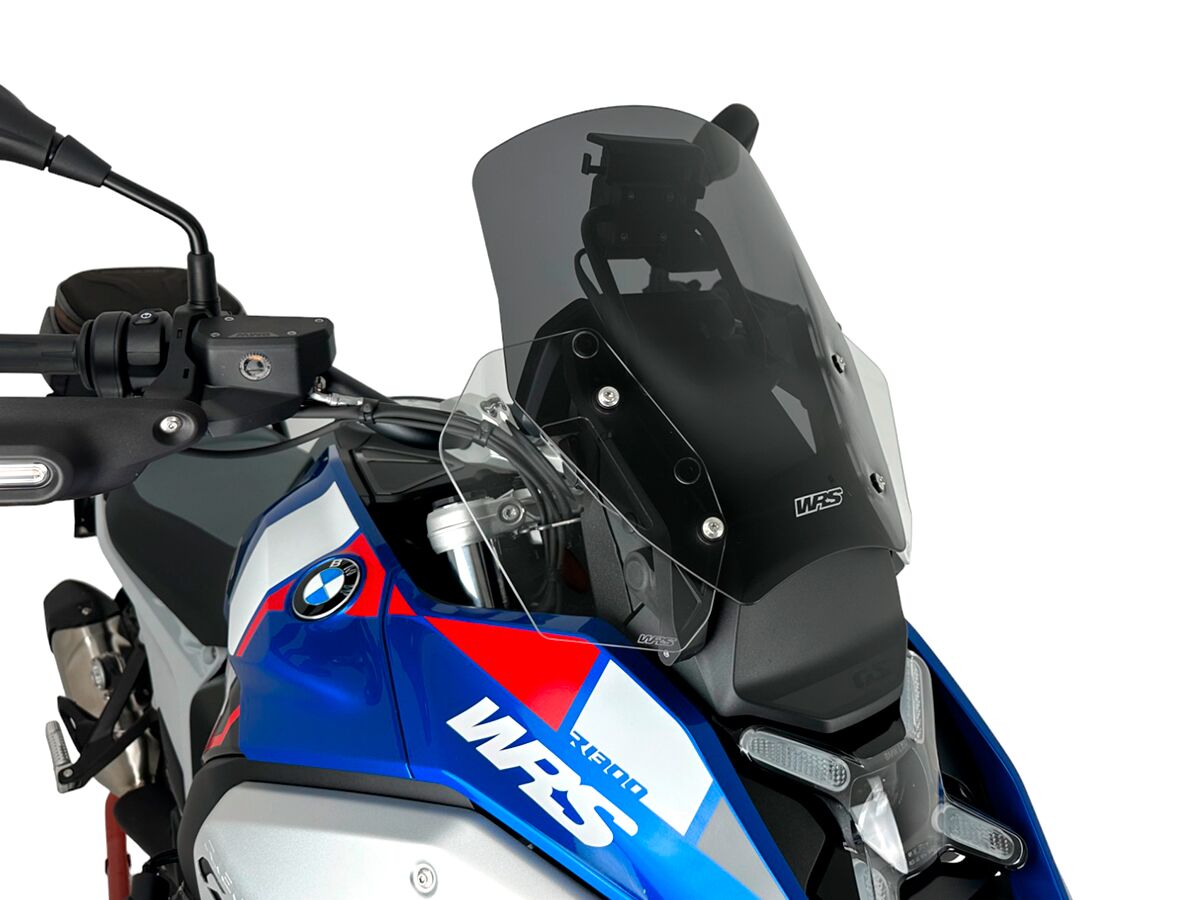 WRS BM092FS Parabrezza DARK SMOKE 35CM BMW R 1300 GS ABS Trophy 23>25