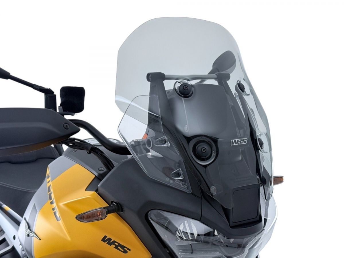 WRS MG002F Parabrezza Touring con radar SMOKE 48CM MOTO GUZZI STELVIO 1000 ABS 24>2