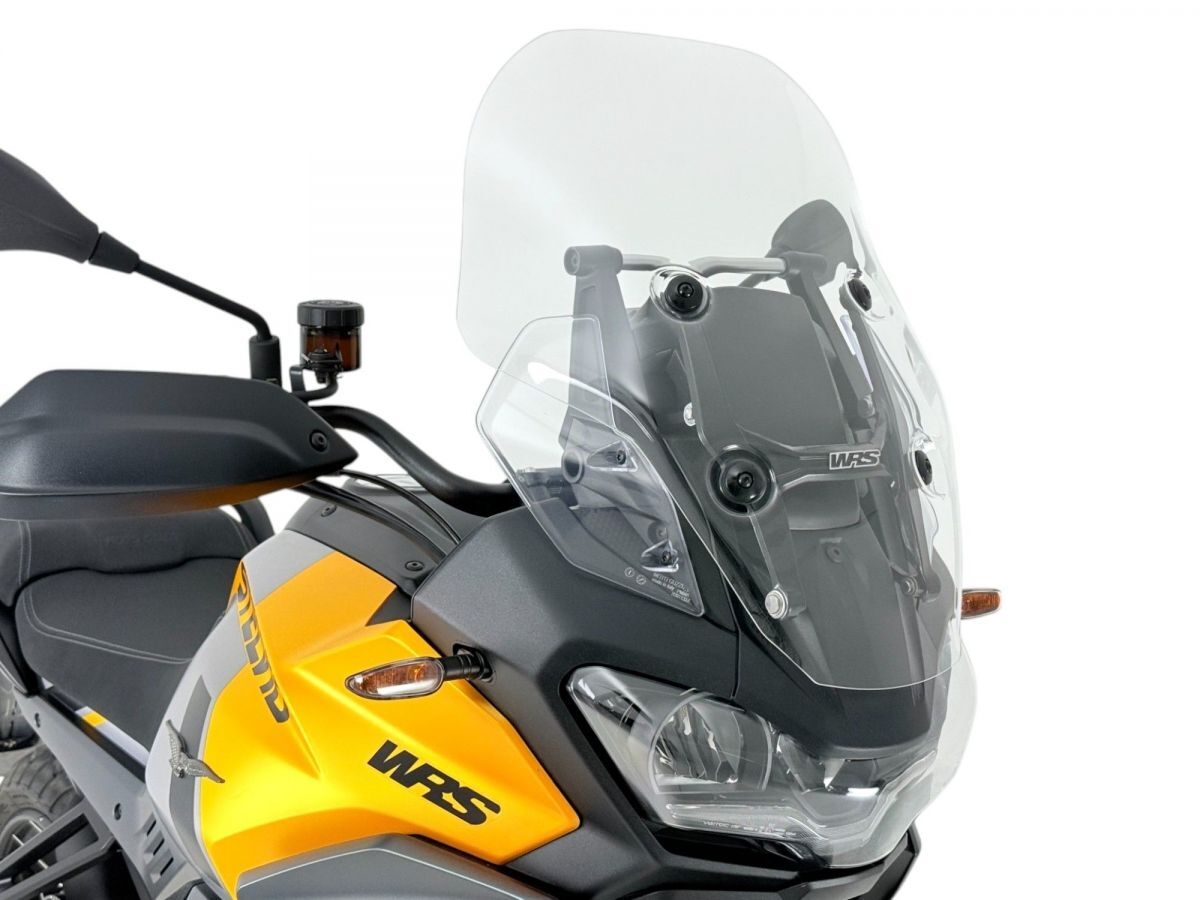 WRS MG004T Cupolino Caponord CLEAR 48CM MOTO GUZZI STELVIO 1000 ABS 24>25