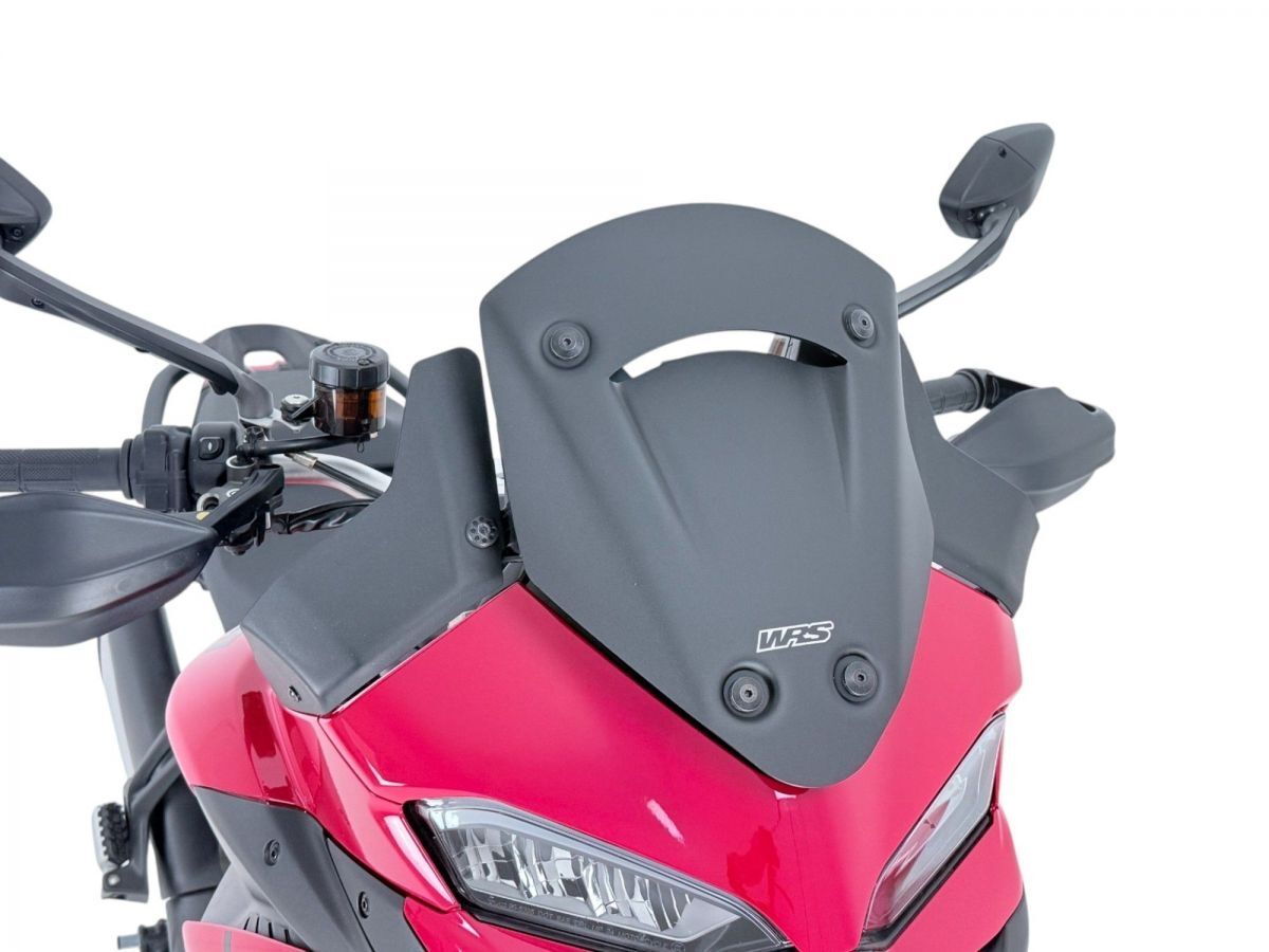 WRS  DU037NO Cupolino Sport MATT BLACK DUCATI MULTISTRADA V2 900 ABS 2025