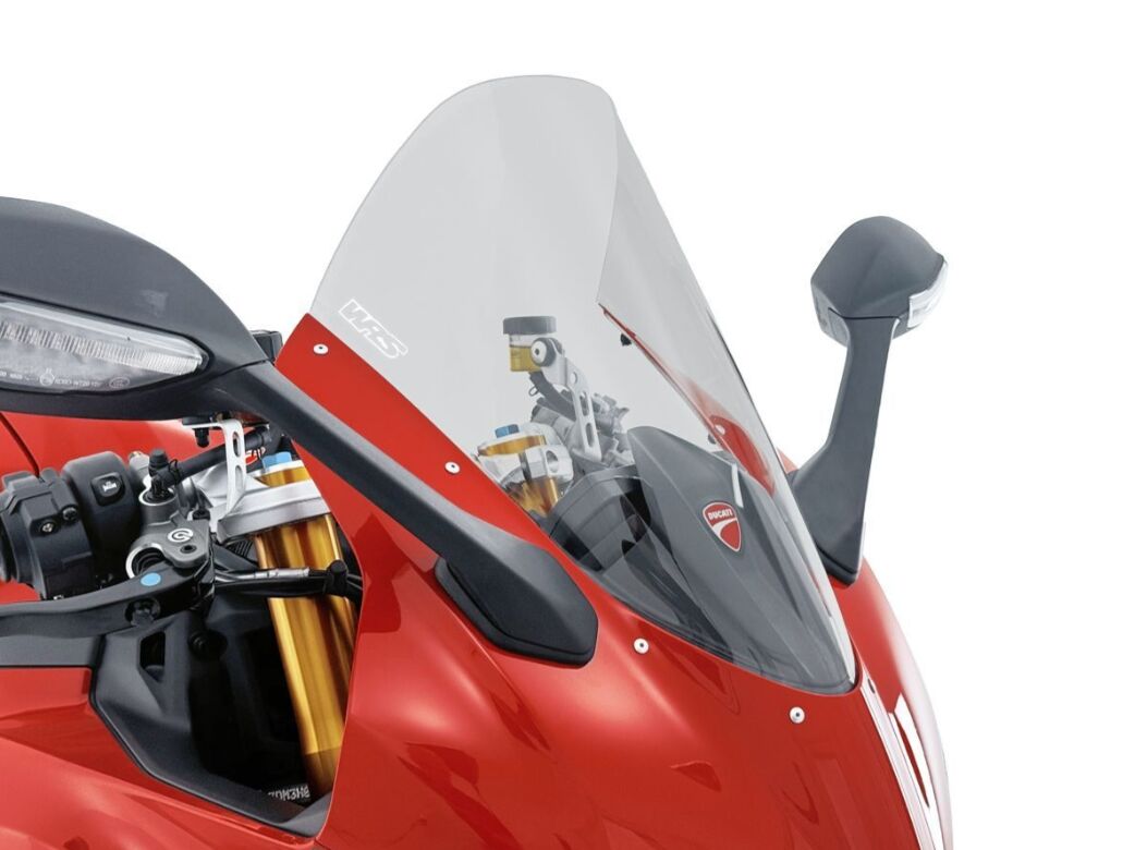WRS DU044F Parabrezza Race SMOKE DUCATI PANIGALE V2 890 ABS 2025