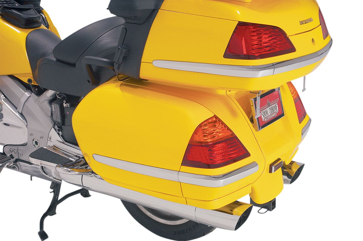 SHOW CHROME 52-612 Inserti per modanatura borsa laterale HONDA GL 1800 HPN Goldwing Audio Comfort Navi 01>10