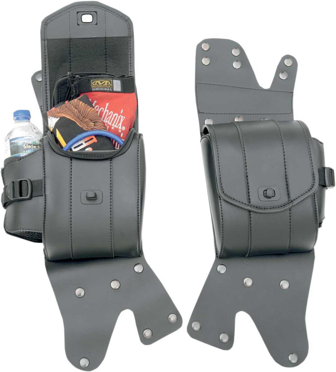 SADDLEMEN EX000503 Set di borse Cruis’n Deluxe per montaggio su protezioni valigie laterali Harley Davidson FLHR 1690 Road King 93>12