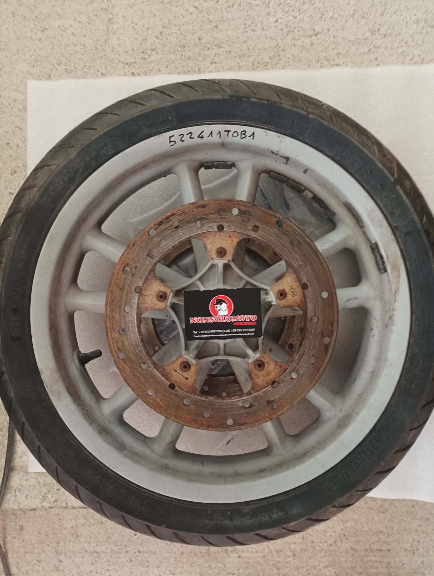 CERCHIO ANTERIORE PIAGGIO BEVERLY 500 2004  ART 522411T0B1 USATO !!