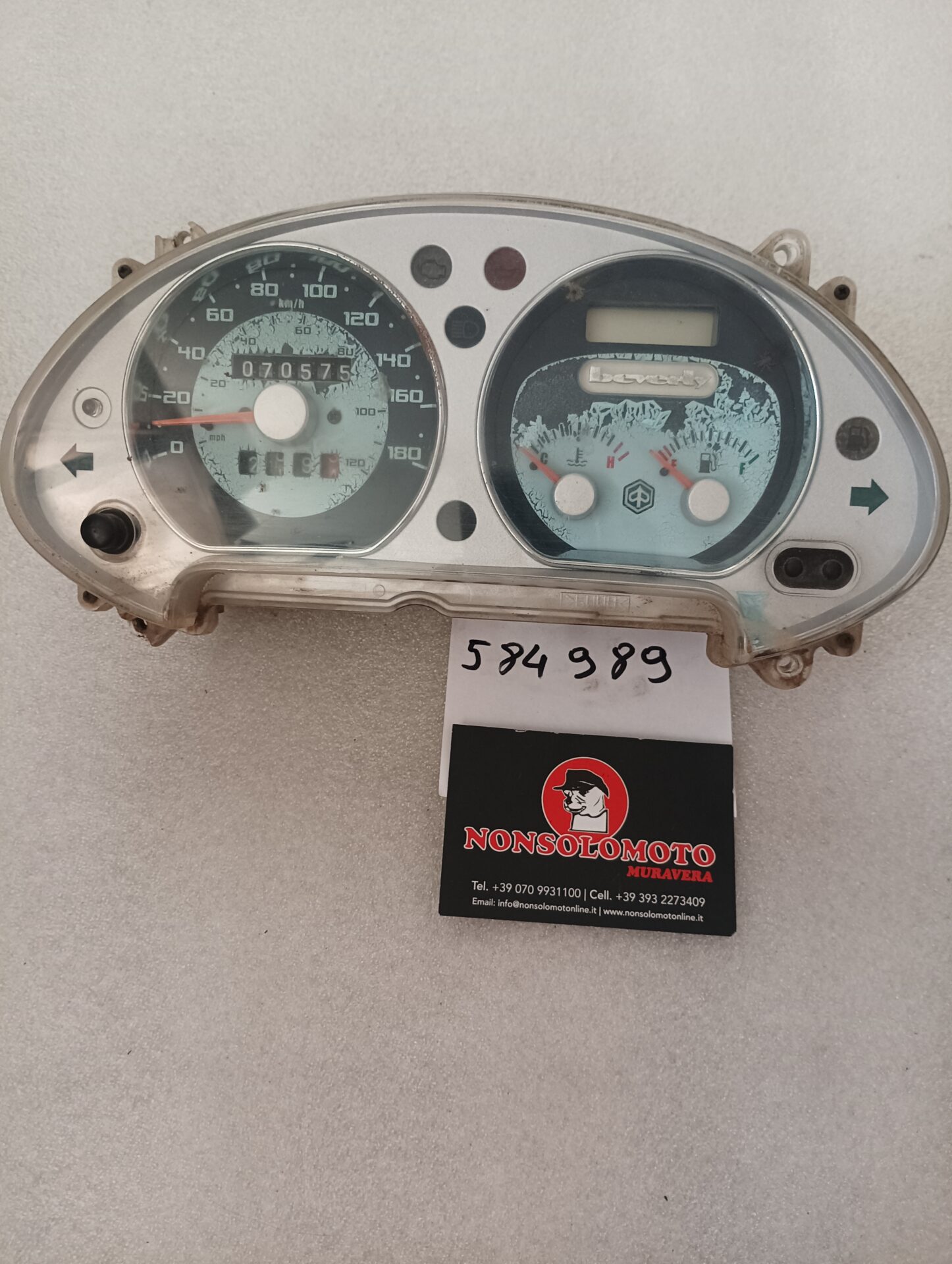 STRUMENTAZIONE PIAGGIO BEVERLY 500 2004  ART 584989 USATO !!