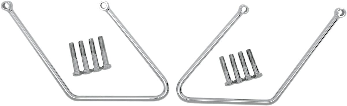 DRAG SPECIALTIES 77-0031A Staffa di supporto cromata per valigie laterali Harley Davidson FLSTS 1340	Heritage Softail Springer 85>99