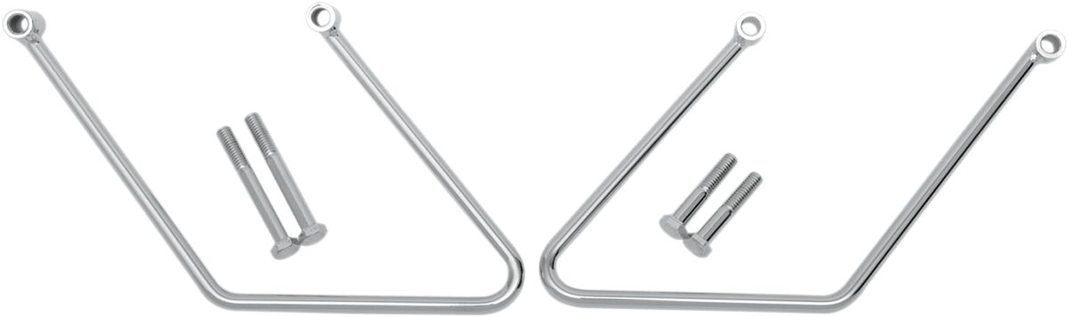DRAG SPECIALTIES 77-0131A Staffe di supporto cromata per valigie laterali Harley Davidson FLSTCI 1450 EFI Heritage Softail Classic 00>05