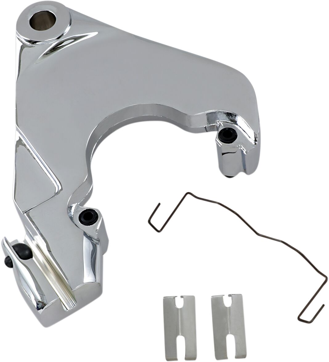 DRAG SPECIALTIES 148126-BX-LB2 Staffa pinza freno posteriore cromata Harley Davidson FLSTS 1340 Heritage Softail Springer 87>99