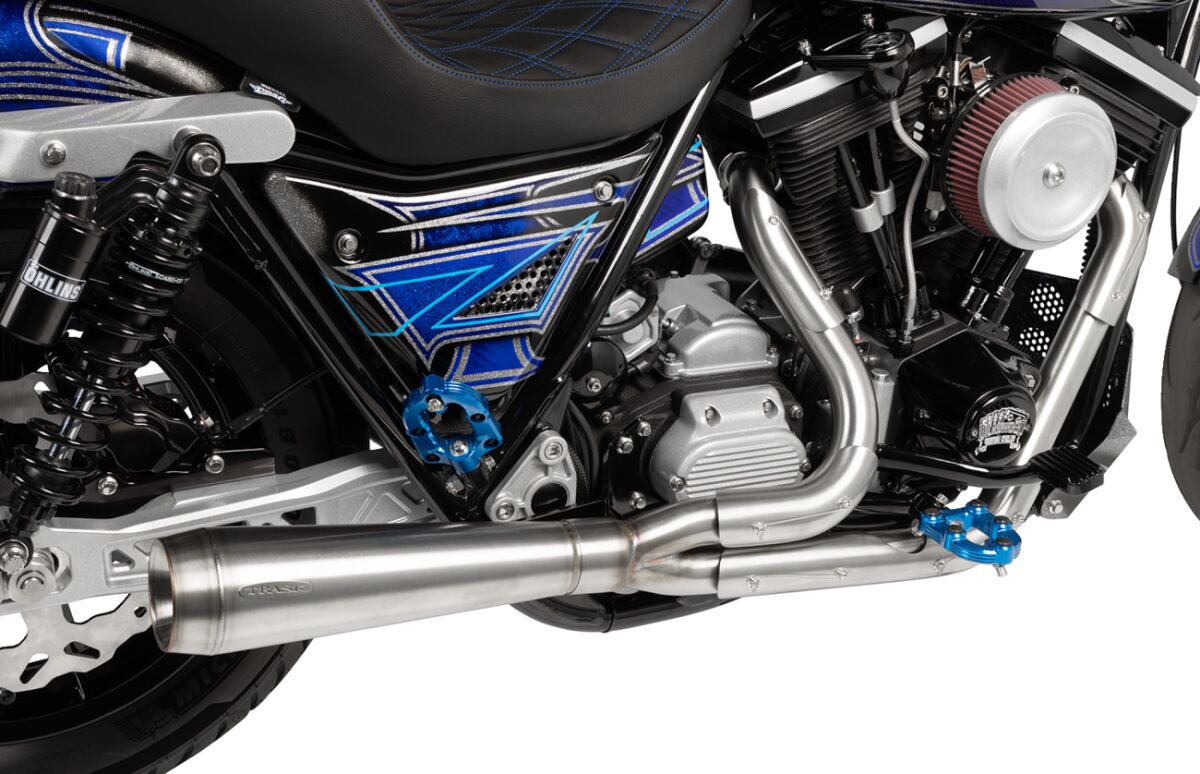 ARLEN NESS  03-600 Fianchetti laterali custom Harley Davidson FXR4 1340 Super Glide Screamin Eagl 82>00
