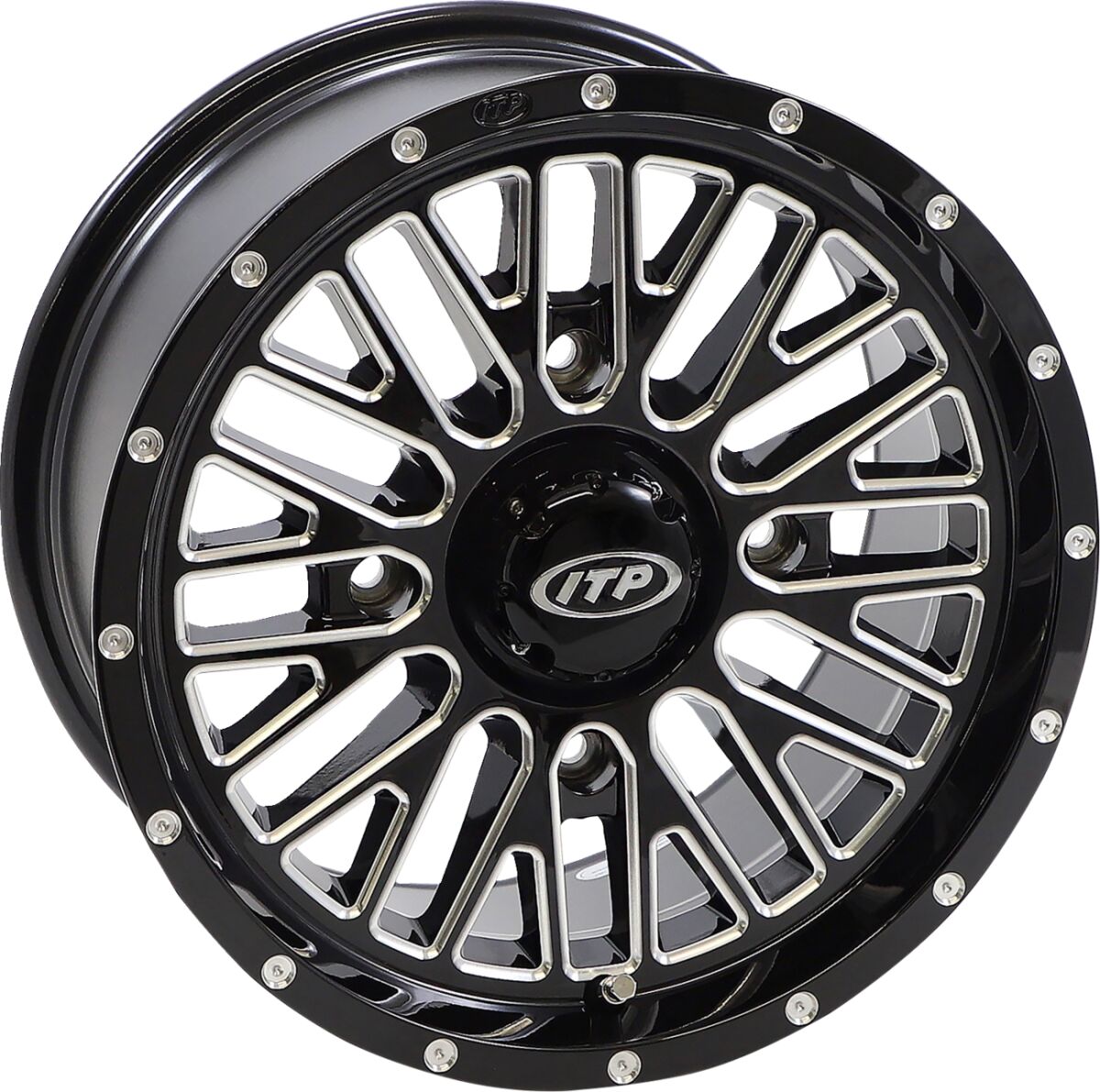 ITP 1422736731B CERCHIO MOMENTUM 14X7 4/156 5+2 BKM POLARIS RANGER RZR