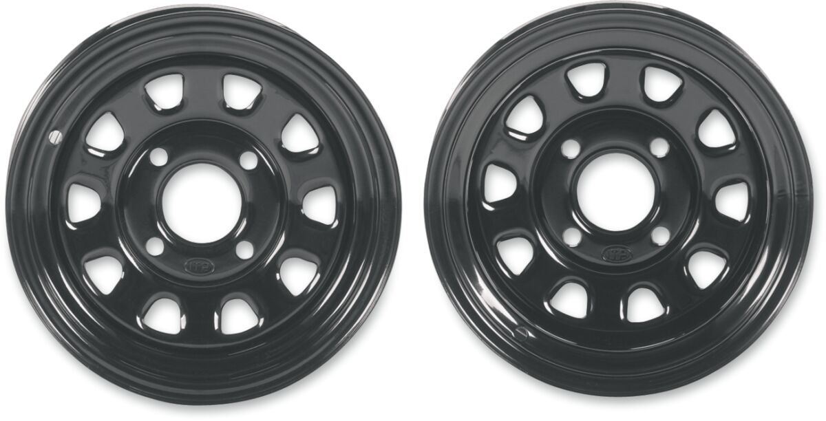 ITP 1222857014B CERCHIO acciaio Delta 12×7 4/156 4+3 12mm Black POLARIS