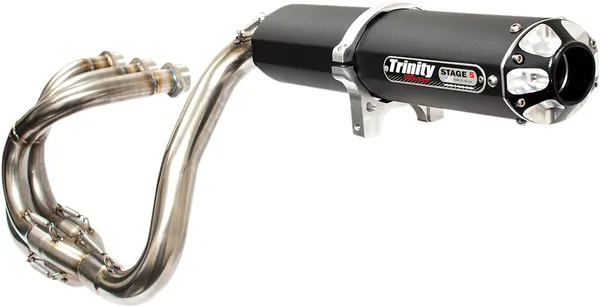 TRINITY RACING TR-4155F-BK SCARICO COMPLETO doppio Stage 5 YAMAHA YXZ 1000 R SS 16>25