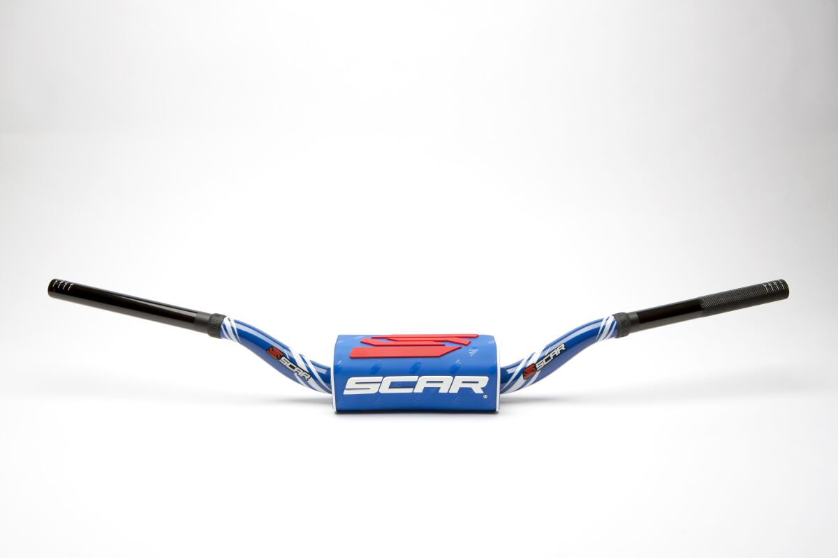 SCAR S9152BL-BL Manubrio O² 22/28MM HONDA SUZUKI KTM HUSQVARNA YAMAHA