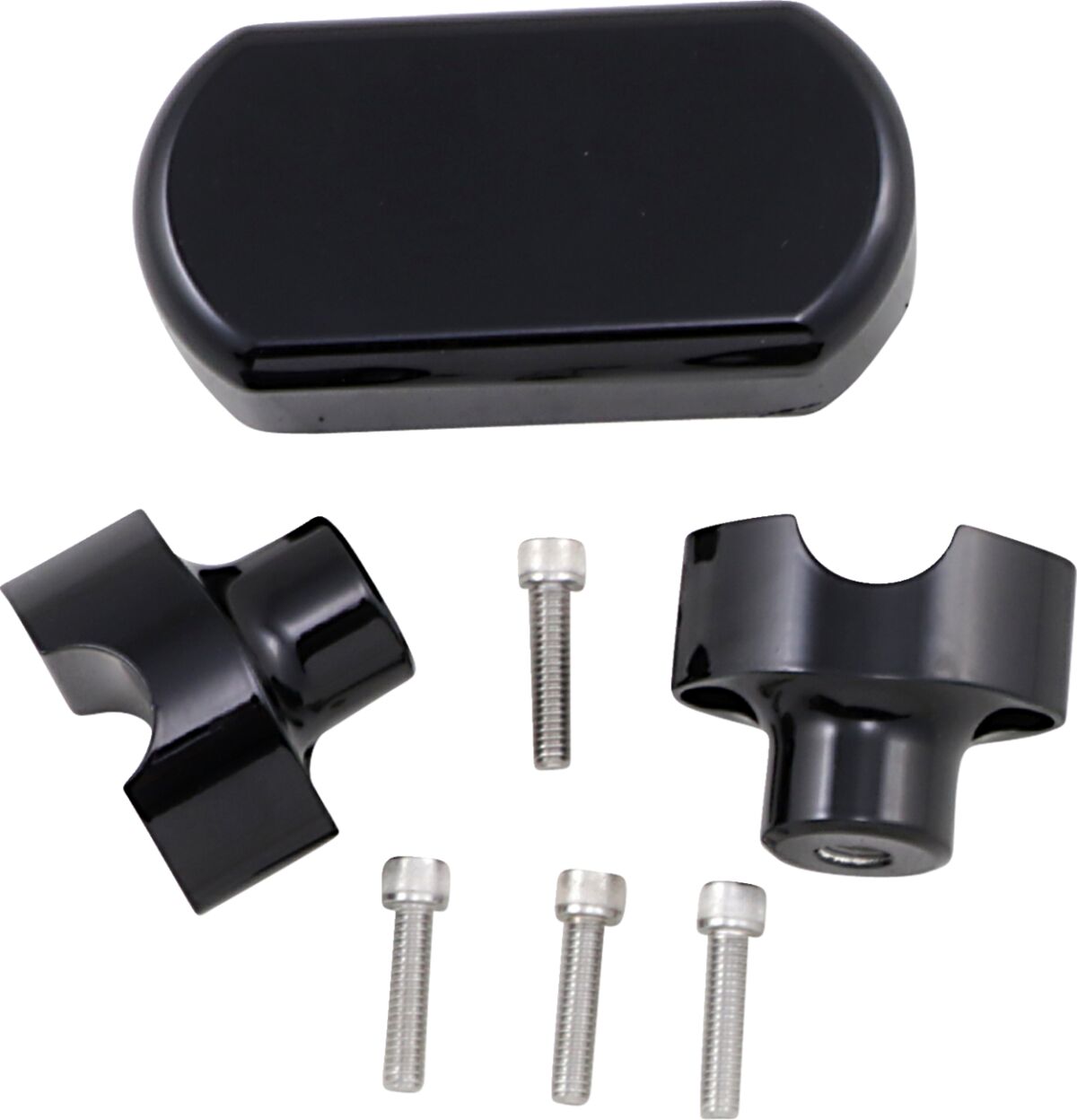 LA CHOPPERS LA-7442-01B Kit rialzo manubrio Solid e staffa superiore 38,1MM HARLEY DAVIDSON