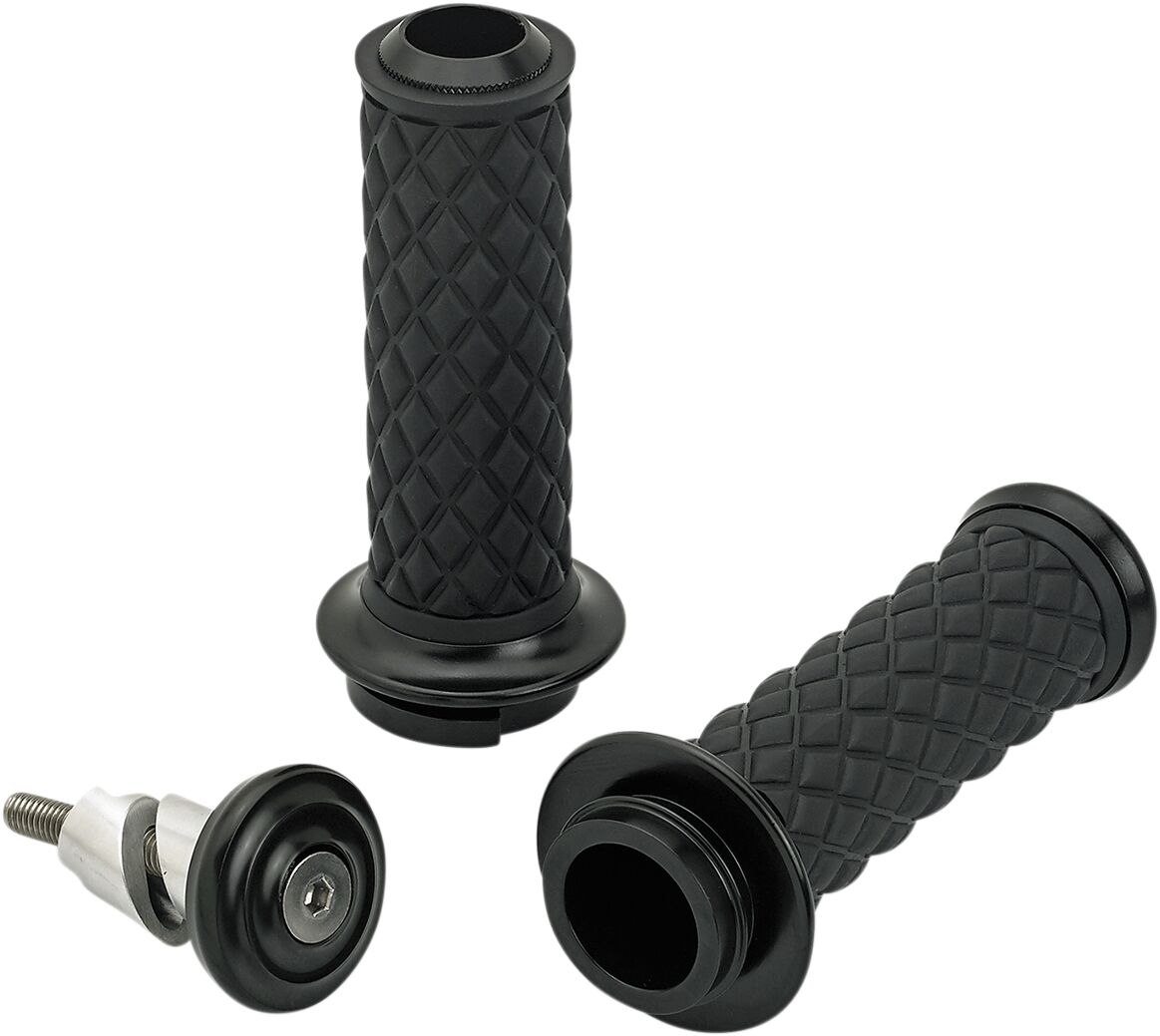BILTWELL 6605-201-01 Manopole Alumicore 25,4MM BLACK HARLEY DAVIDSON YAMAHA HONDA TRIUMPH KAWASAKI
