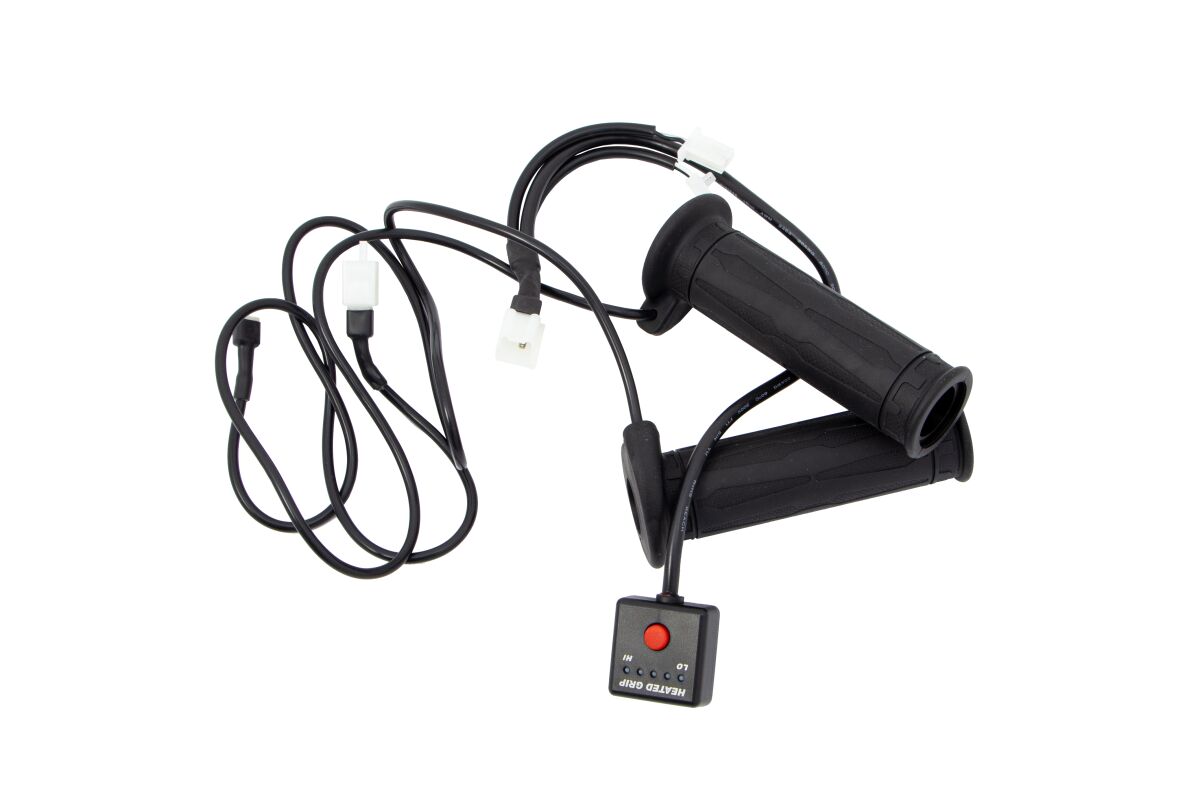 KOSO NORTH AMERICA AM10702E Manopole riscaldate con pulsante 130MM D22 MOTO SCOOTER QUAD