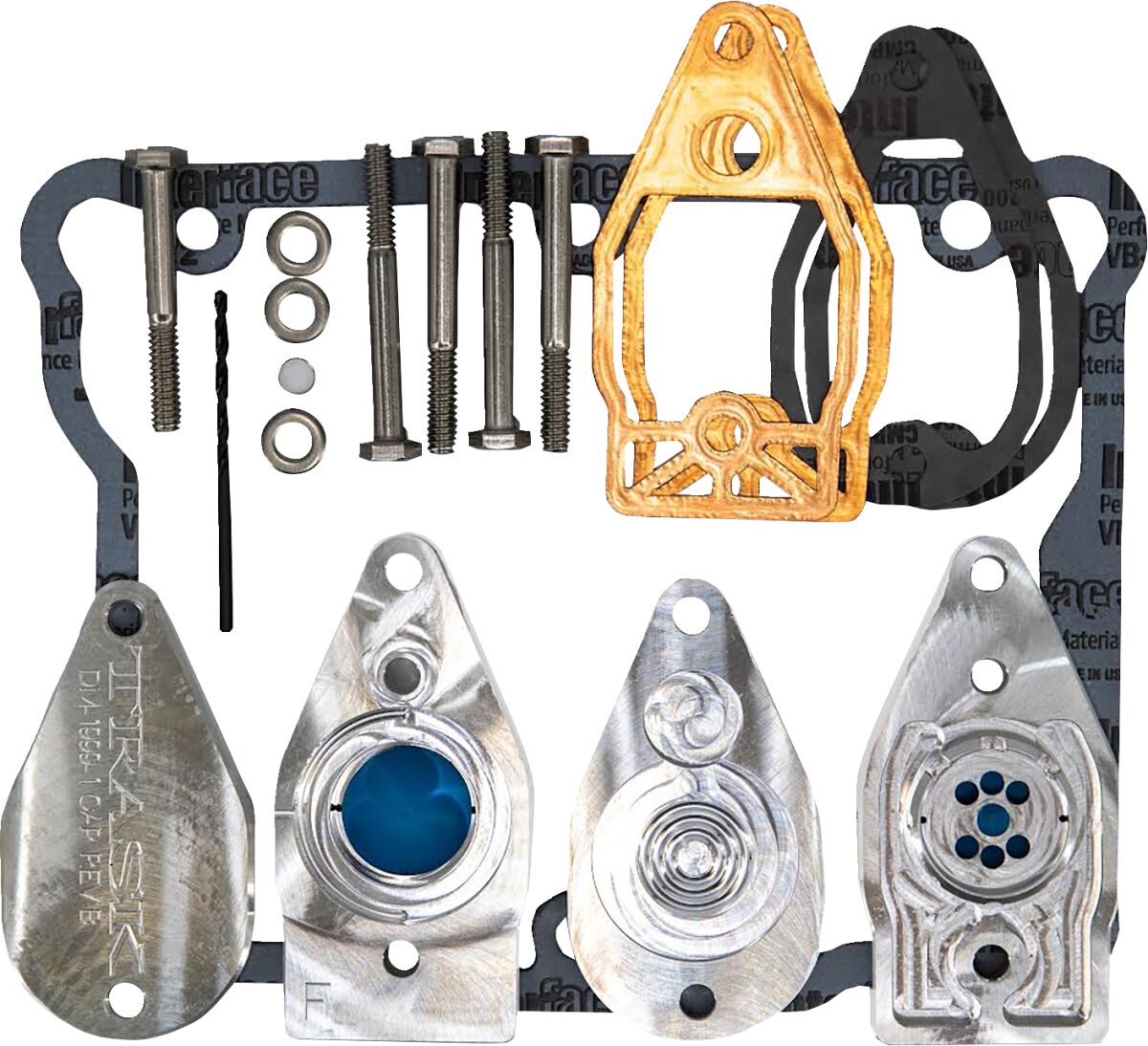 TRASK DM-1999 Kit Mystfree VALVOLA SFIATO CARTER MOTORE Harley Davidson FXDF 1690 Dyna Fat Bob 99>17