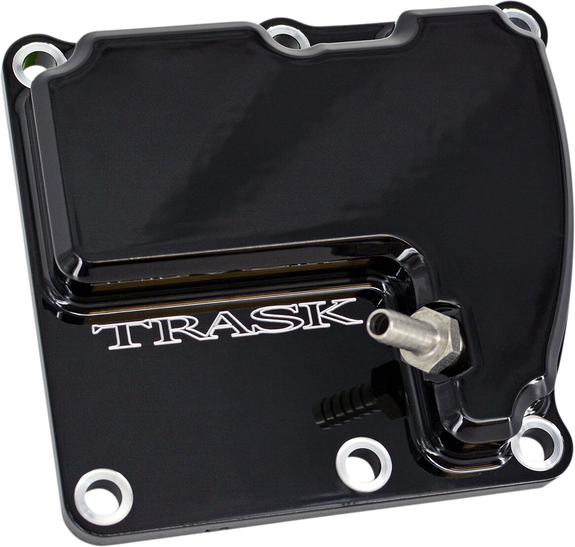 TRASK TM-2041BK Coperchio superiore trasmissione ventilato Check M8 Harley Davidson FLRT 1868 ABS Freewheeler 114 17>24