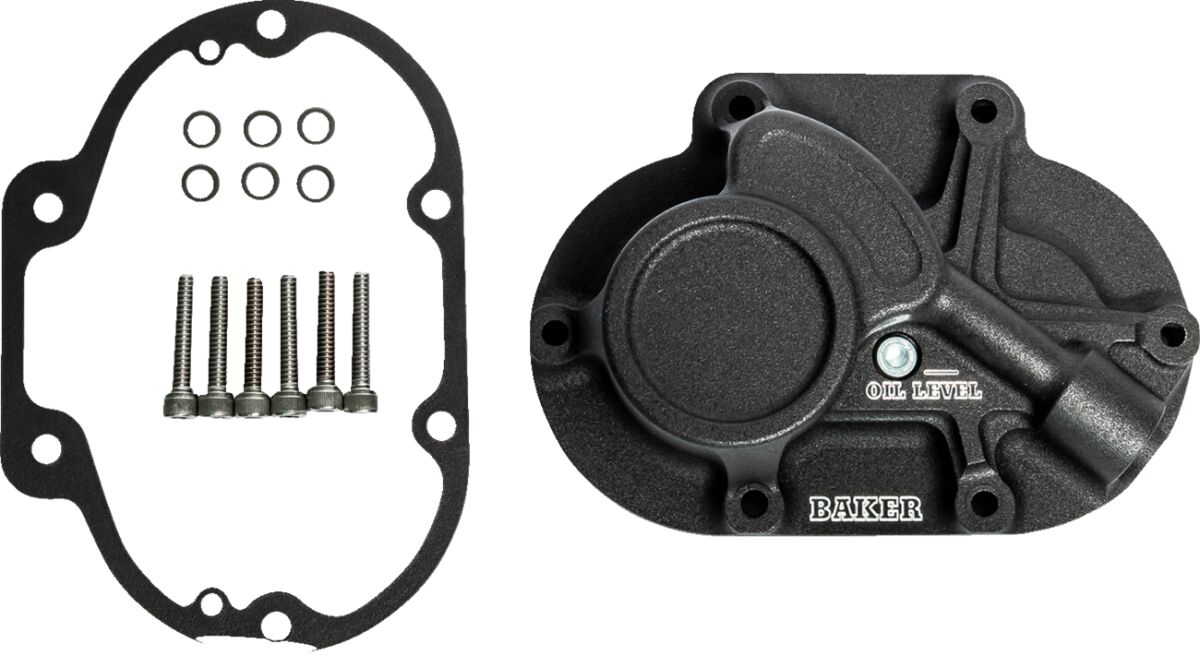 BAKER DRIVETRAIN BD-10603-A Gruppo coperchio laterale trasmissione tipo cavo Function-Formed Harley Davidson FXBBS 1868 ABS Softail Street Bob 114  06>24