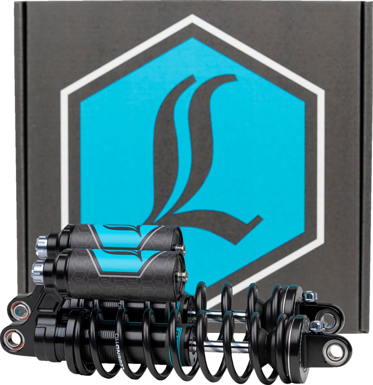 LEGEND SUSPENSION 1310-1892 AMMORTIZZATORI a molla Piggyback REVO ARC 14″ Harley Davidson FXDB 1690 ABS Dyna Street Bob 91>17