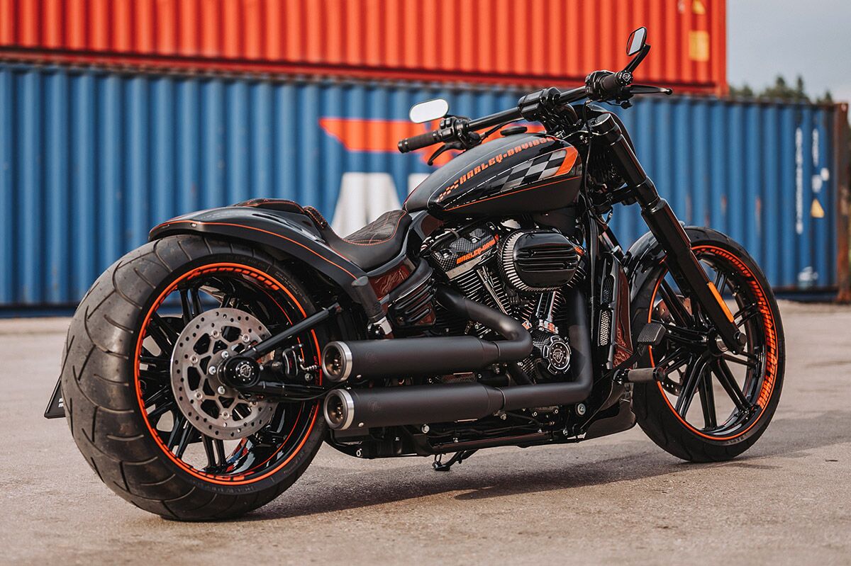 CULT WERK HD-BRO049 Kit di conversione Race posteriore Harley Davidson FXBR 1923 ABS Softail Breakout 117 18>23
