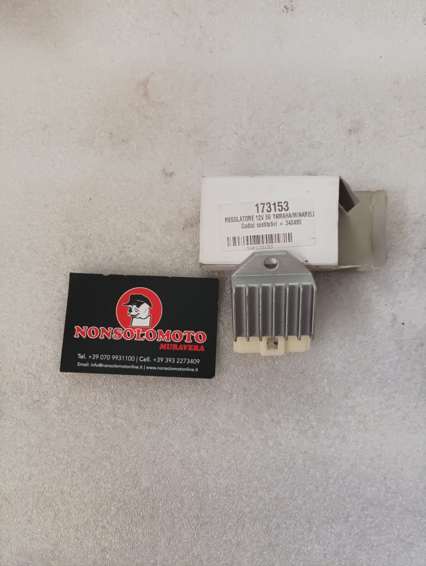 REGOLATORE TENSIONE 12V YAMAHA MINARELLI 50 CC  ART 173153