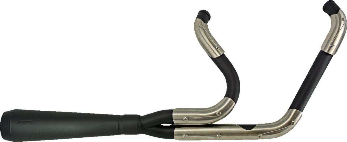 TRASK TM-5052BK SCARICO  COMPLETO 2 in 1 Assault Harley Davidson FXST 1750 ABS Softail Standard 18>24