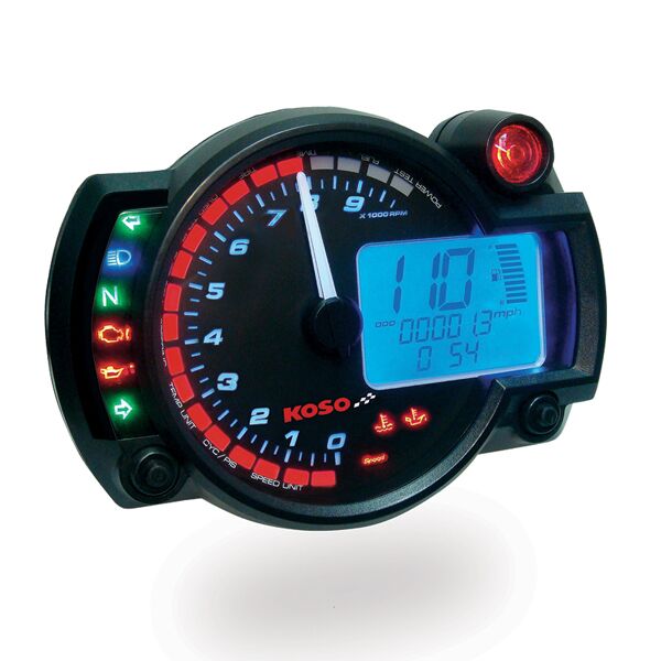 KOSO NORTH AMERICA BA015B15 STRUMENTAZIONE TACHIMETRO stile GP RX2N+ HONDA SUZUKI YAMAHA KAWASAKI