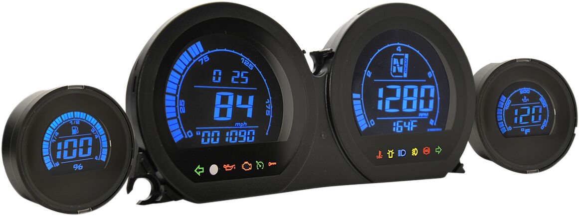 KOSO NORTH AMERICA BA064900 STRUMENTAZIONE Kit Indicatori LCD HD-03 Harley Davidson	FLHTK 1868 ABS 14>24