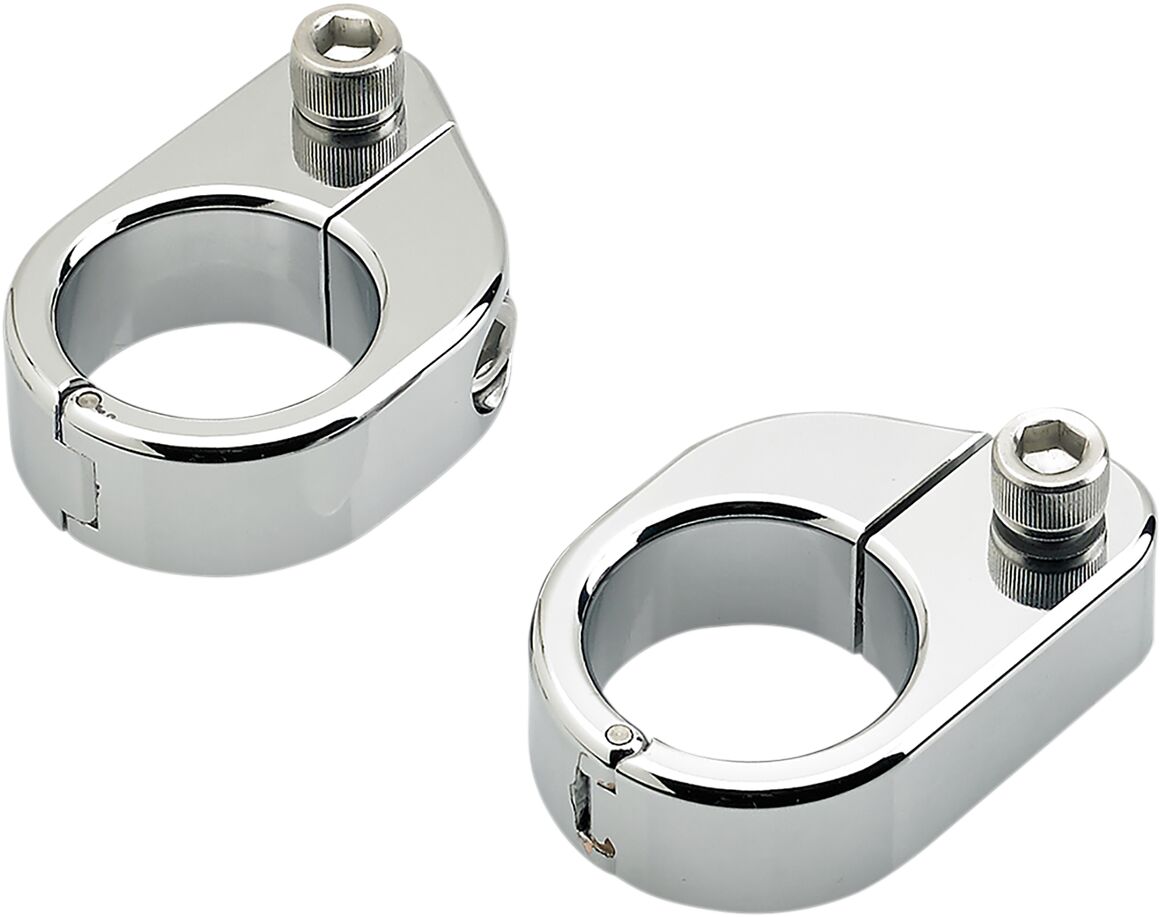 BILTWELL 6907-105 Staffe POSIZIONAMENTO tachimetro CROMO HARLEY DAVIDSON HONDA SUZUKI MOTO GUZZI TRIUMPH